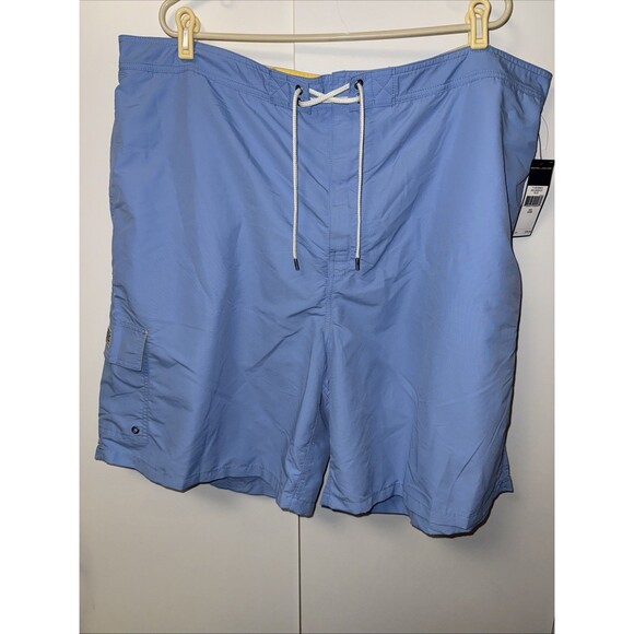 Polo Ralph Lauren Light Blue Nylon Mesh Lined Swim trunks Pony Men’s 4XB NWT - Picture 1 of 12